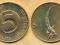 Monety ... Słowenia 5 Tolars - 1994r