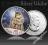 WILK SREBRO 1 0Z KANADA 2011 KOLOR 5 DOLARÓW ETUI