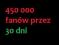 30 dni udostepnienia Fanpage na Fcebooku! 450k