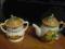 cukiernica czajniczek porcelana kpl