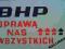 TABLICA JAK Z PRL- u, BHP NASZA SPRAWA A4 brystol