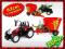 duży TRAKTOR z napędem +MIESZALNIK ROZSIEWACZ 63cm