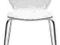 Double Bubble Krzesło Białe Stal/Tworzywo Sztuczne