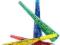 Trąbki holograficzne kolorowe Sylwester Karnawał