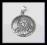 MARYJA MEDALIK ZAWIESZKA WISIOREK SREBRNY SREBRO