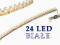 LISTWA 24 LED BIAŁA NIEBIESKA 12V KATOWICE