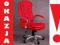 FOTEL BIUROWY KRZESŁO FABIO CZERWONY BSF1 NOWY FV
