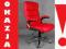FOTEL BIUROWY KRZESŁO DECO CZERWONY BSD1 NOWY FV