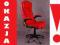 FOTEL BIUROWY KRZESŁO BRUNO CZERWONY BSB1 NOWY FV