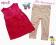 *REWELACYJNY KOMPLET LEGGINSY+TUNIKA*80/86