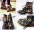 BUTY GLANY W KWIATY KWIATKI FLORAL AL'A MARTENS 38