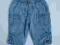 OLD NAVY ŚLICZNE JEANSOWE SPODNIE 56cm 0-3msc