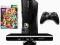 KONSOLA XBOX 360 SLIM 4GB CZARNY BLACK KINECT GRA