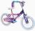 FIOLETOWY RÓŻOWY ROWER 16