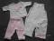 Komplet spodnie, bluza i ogrodniczki TINY BABY