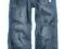 Super Spodnie jeansowe pasz szara szeroka guma 104