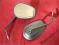 Tapered Mirrors Black Long Stem Harley lusterka