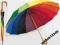 POLSKI parasol 16 ramion PEŁNE WŁÓKNO XL tęcza PL