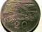 2155. ZIMBABWE 20 CENTS 1989