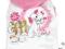 Kurtka DISNEY 2012 MARIE WHITE AND PINK - roz.25cm