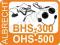 BHS-300 + OHS-500 - Słuchawki do kasku do Midland