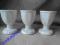 Rosenthal  Selb Biala Maria 3kieliszki do jaj 7 cm