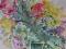 KWIATY - abstrakcja - akwarela 27x37cm 1990r