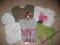 ZESTAW MARKOWYCH BLUZEK DLA DZIEWCZYNKI 146/152