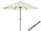 parasol ogrodowy aluminiowy średnica 300 cm biały