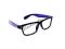NERDY kujonki zerówki OKULARY antyrefleks FIOLET