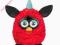 NOWY czerwono-czarny FURBY hot asst FV hasbro