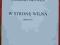W STRONĘ WILNA WYBÓR WIERSZY 1989