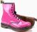 DR MARTENS - GLANY - R.37 - MARTENSY 1460 HOT PINK