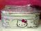 ŚLICZNA KOSMETYCZKA HELLO KITTY SREBRNA CEKINY HIT
