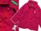 BENETTON czerwona pikowana 9-12 m______________p_s