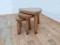 Komplet trzech stoliczków