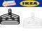 IKEA WIESZAKI NA UBRANIA BAGIS WIESZAK 1SZT KOLORY