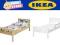 IKEA KRITTER ŁÓŻKO DZIECIĘCE + DNO 2 KOLORY