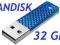 Pendrive SANDISK Cruzer Facet 32gb Niebieski