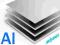 4 mm BLASZKA BLACHA ALUMINIOWA ALUMINIUM 24,8x40cm
