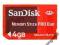 Pamięci SanDisk San Disk PRO Duo 4GB PSP WAWA !!!!