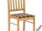 Krzesło DANIEL, olcha złota,     HALMAR,   od ręki