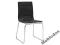 Krzesło metalowe H-229, czarno-białe, firmy SIGNAL