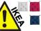 IKEA RITVA PODUSZKA NA KRZESŁO TABORET MALINDA