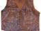 KAMIZELKA SKÓRZANA SKÓRA LICOWA R 56