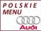 Polskie  PL menu Audi MMI  - Warszawa