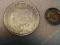 Mega Ogromna moneta jak srebro 1921 ROK