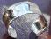 BRANSOLETKA Gładka Sterling Silver Layered