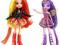 EQUESTRIA My Little Pony SUNSET SHIMMER + TWILIGHT
