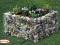 GABION rabata 4-kątna DONICA KWIETNIK 80x80 h.40cm